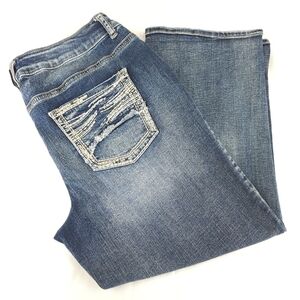 Maurices Blue Denim Jean Capris Size 11/12